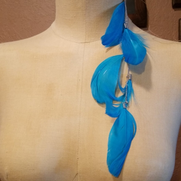 Beautiful handmade feathers errings - Picture 1 of 2